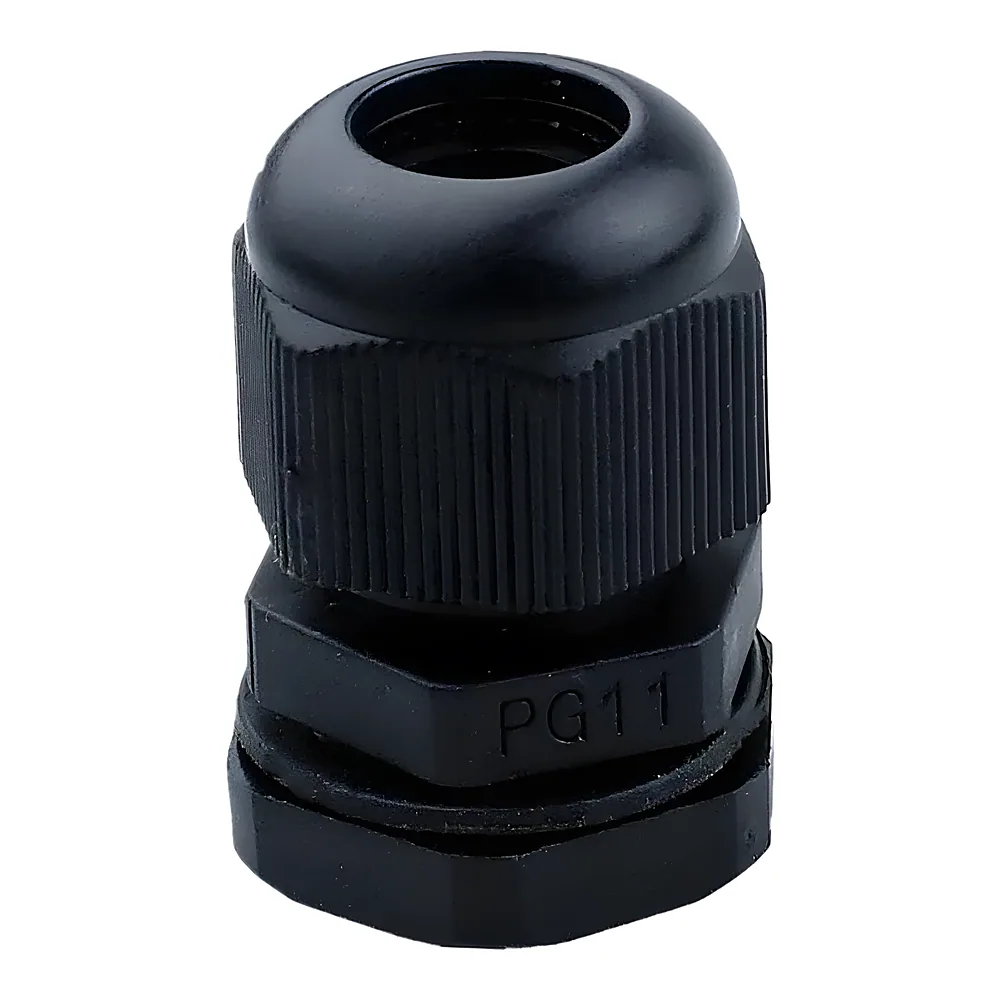Кабельний ввід PG11 D5-10 мм IP68 чорний TECHNO SYSTEM TNSy5502541