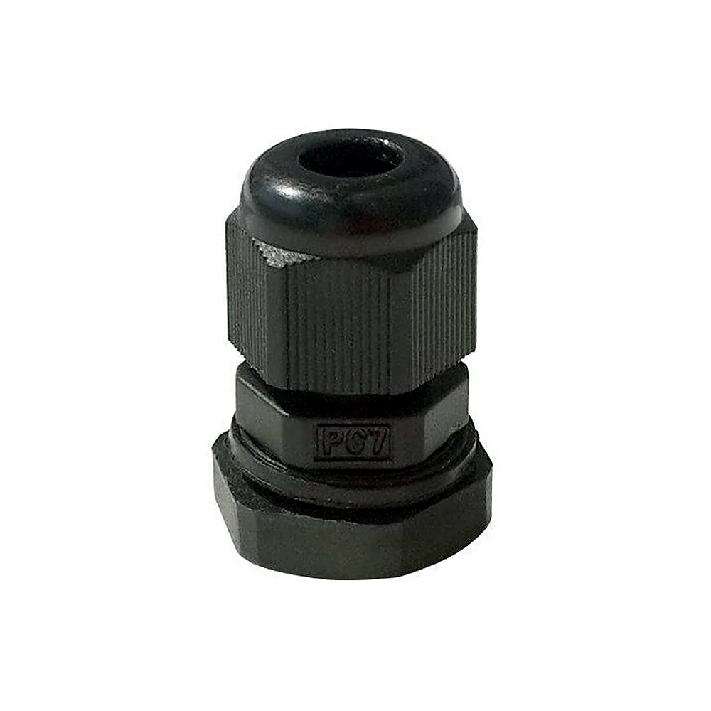 Сальник TECHNO SYSTEM PG7 d3-6 мм IP68 чорний TNSy5502539