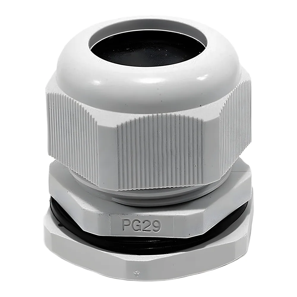 Кабельний ввід PG29 D18-25 мм IP68 білий TECHNO SYSTEM TNSy5500024