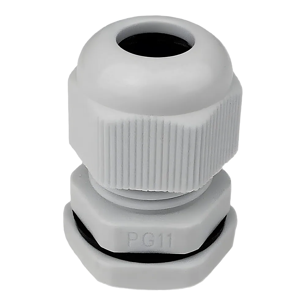 Кабельний ввід PG11 D5-10 мм IP68 білий TECHNO SYSTEM TNSy5500020