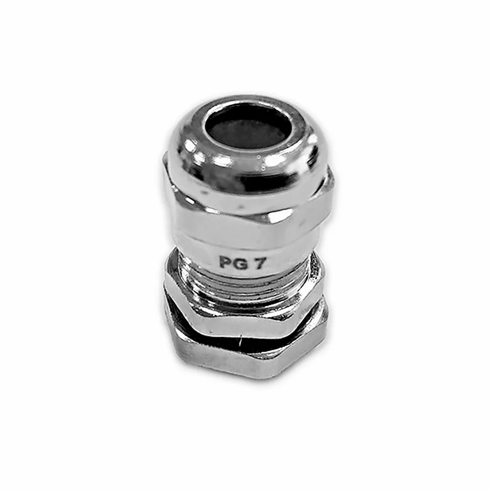 Сальник TECHNO SYSTEM PG7 d3-6,5 мм IP68 латунний TNSy5501100