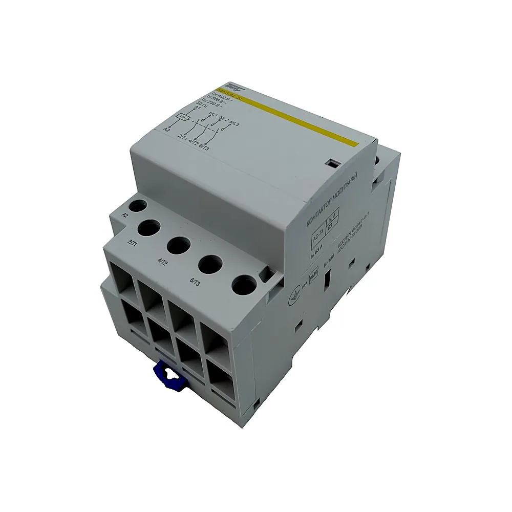 Контактор TECHNO SYSTEM КМ-3-63-30 63A 230AC 3NO 3р 3мод. TNSy5503855