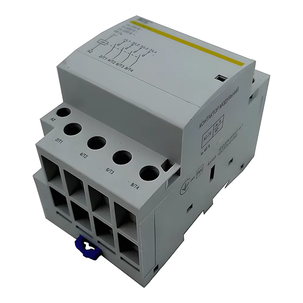 Контактор КМ-3-40-40 40 А 230AC 4NO 4P 3 модулі TECHNO SYSTEM TNSy5503891