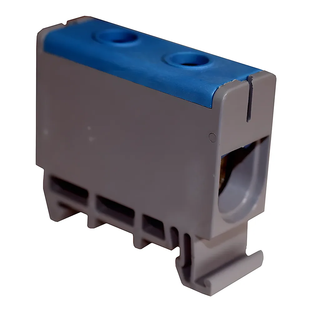 Клема силова СКНГ-JHT5-50 6-50 мм² 145 А N синя TECHNO SYSTEM TNSy5506238