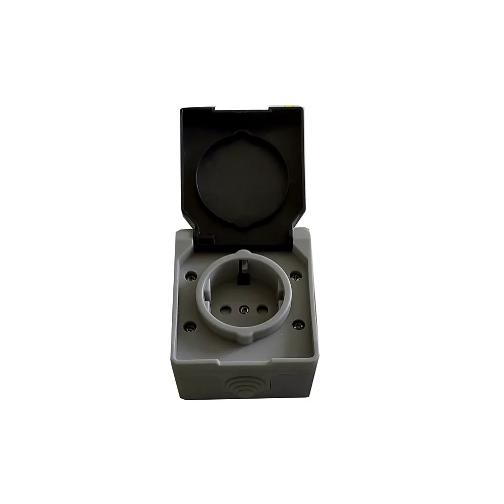 Розетка TECHNO SYSTEM SURFACE 1-а з/к IP54 TNSy5000169