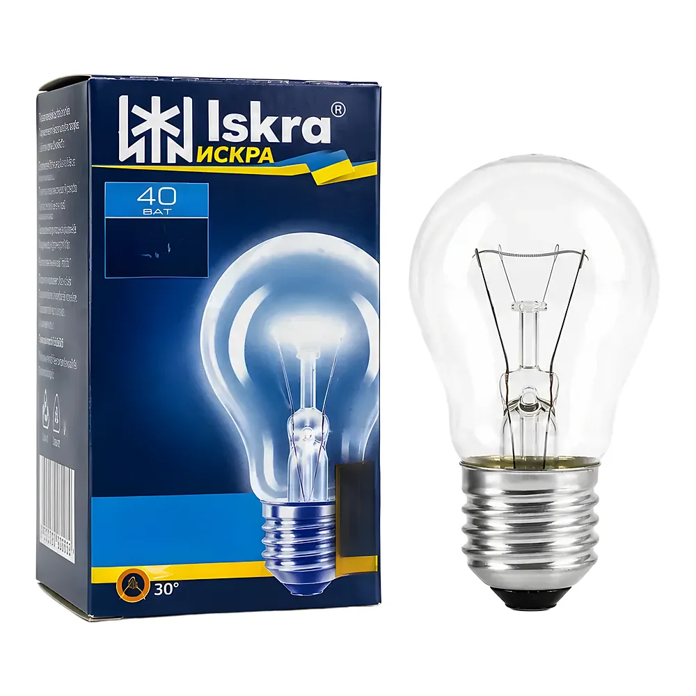 Лампа Б 40 Вт E27 Іскра НФ-00000119