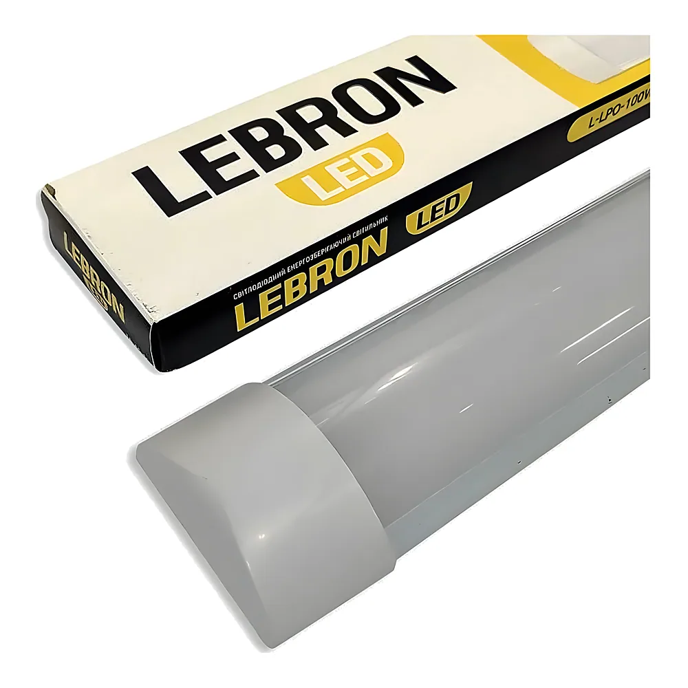 Світильник лінійний L-LPO 100 Вт 1200 мм 6500 K 10000 лм білий LEBRON 16-45-61