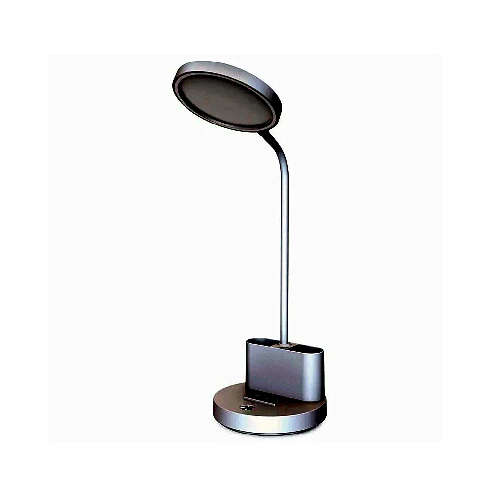 Настільна LED лампа LEBRON L-TL-L-40 5W 4100K Li-ion 1200mAh біла USB 15-13-40
