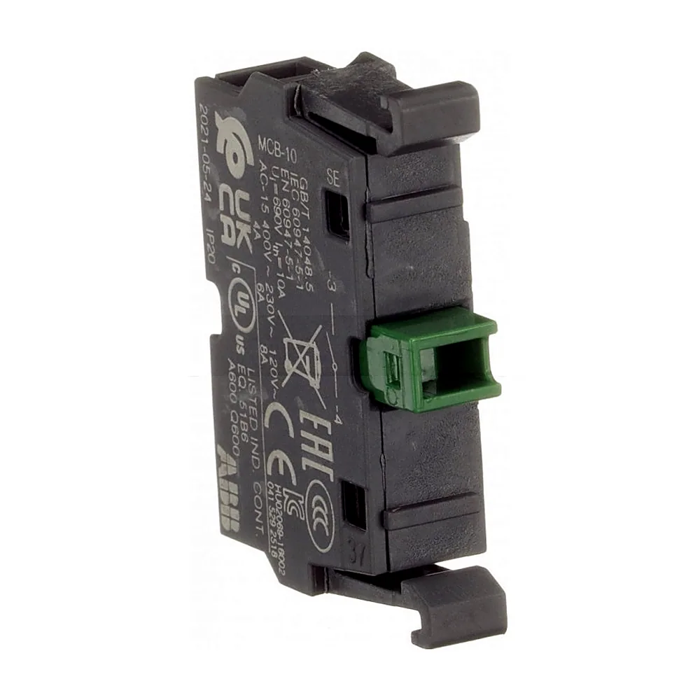 Контактний блок ABB MCB-10 1NO 1SFA611610R1001