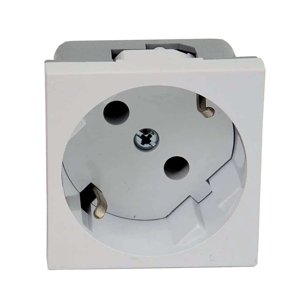 Розетка KOPOS Quadro з захисними контактами schuko QS 45X45_HB