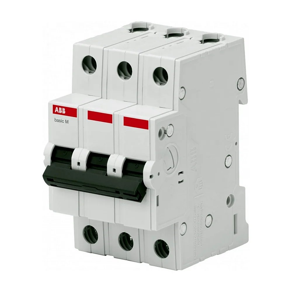 Автоматичний вимикач ABB BASIC M BMS413B16 3Р 16А 4,5 кА B 2CDS643041R0165