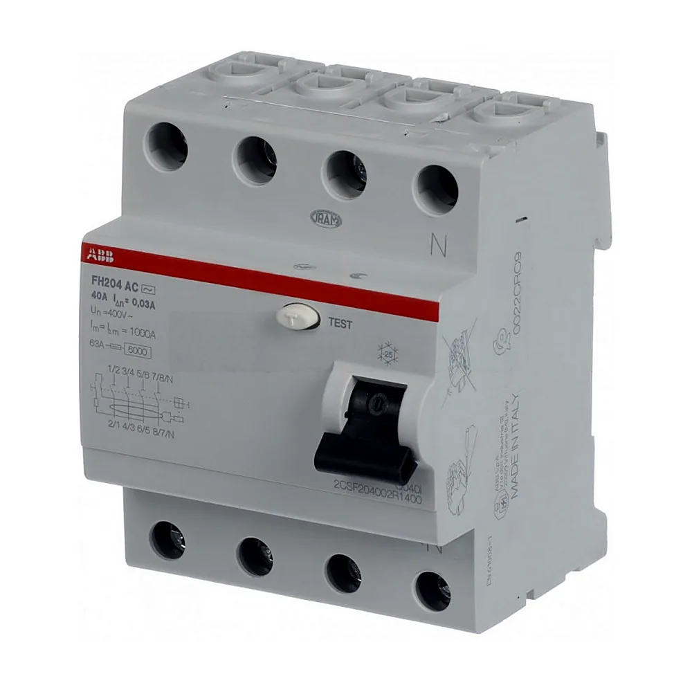ПЗВ ABB FH204AC-40/0,03 4Р 40А 30мА тип AC 2CSF204002R1400