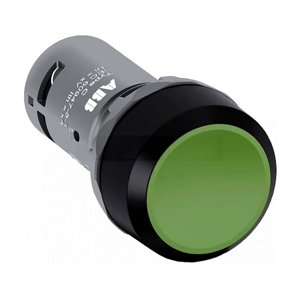 Кнопка керування ABB CP1-10G-11 без фіксації зелена 1NO+1NC 1SFA619100R1072