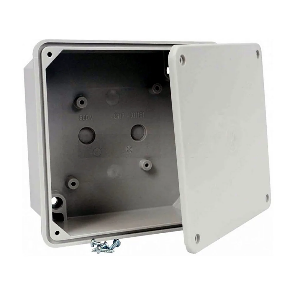 Монтажна коробка КОПОС 167x167x78 мм IP54 без вводів 8119_KA