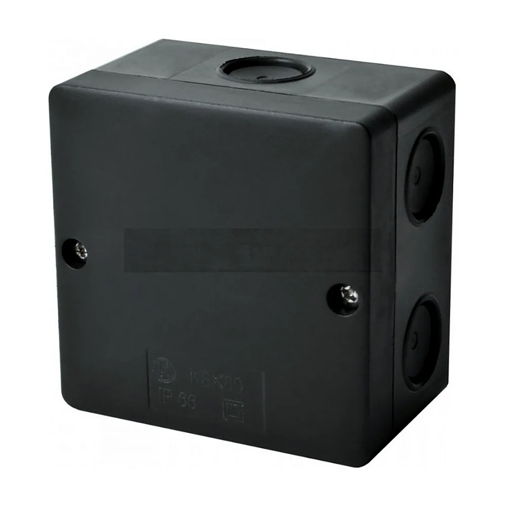Коробка монтажна КОПОС IP66 81x81x35 мм чорна KSK 80_FA