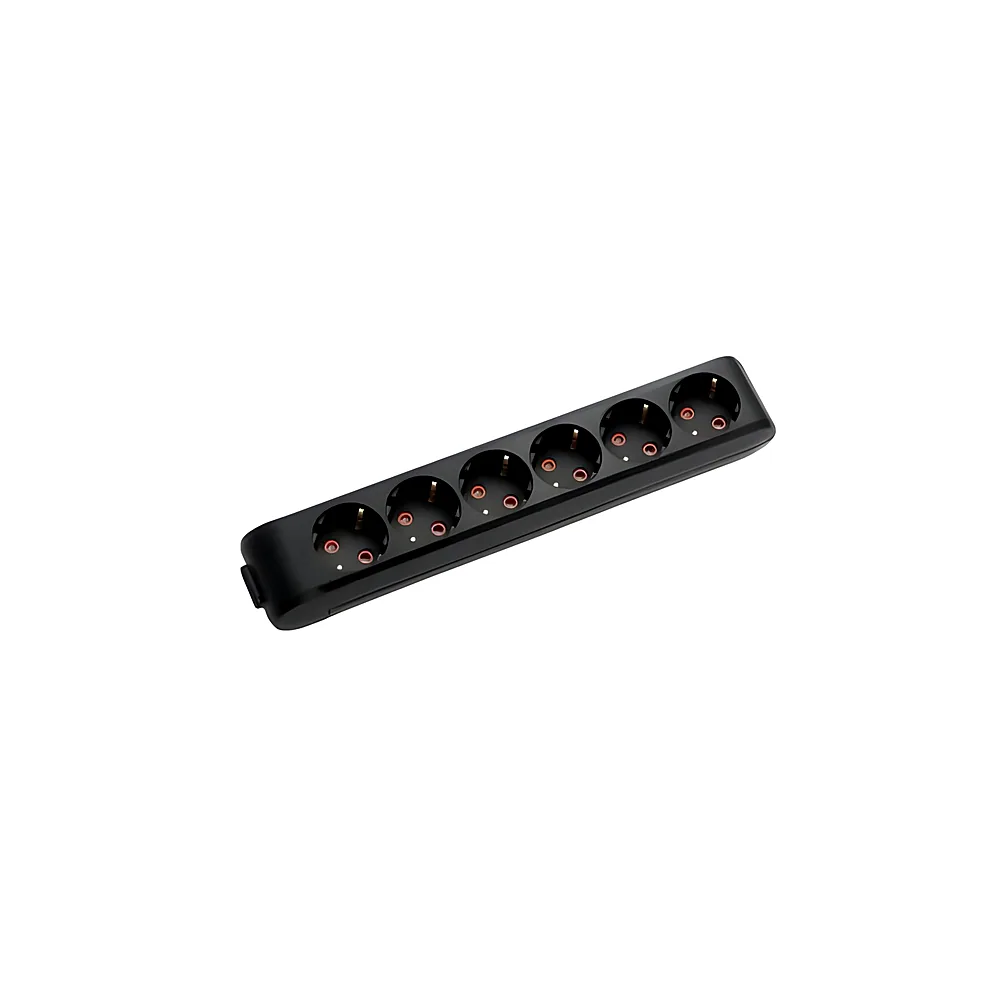 Колодка VI-KO Multi-Let 6 гнізд з заземленням чорна 90134600