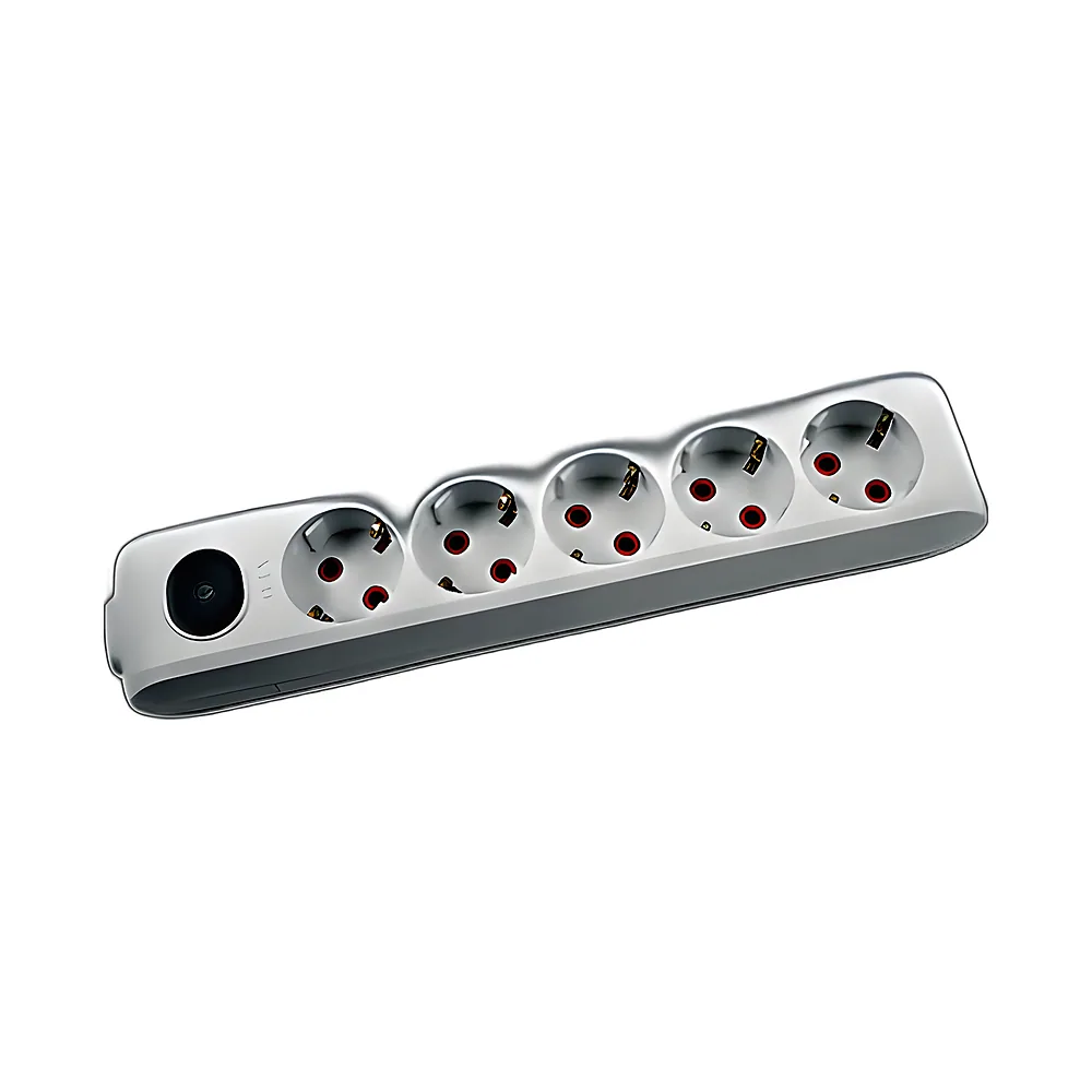 Розеткова колодка MultiLet 5 гнізд з заземленням з вимикачем VI-KO 90118500
