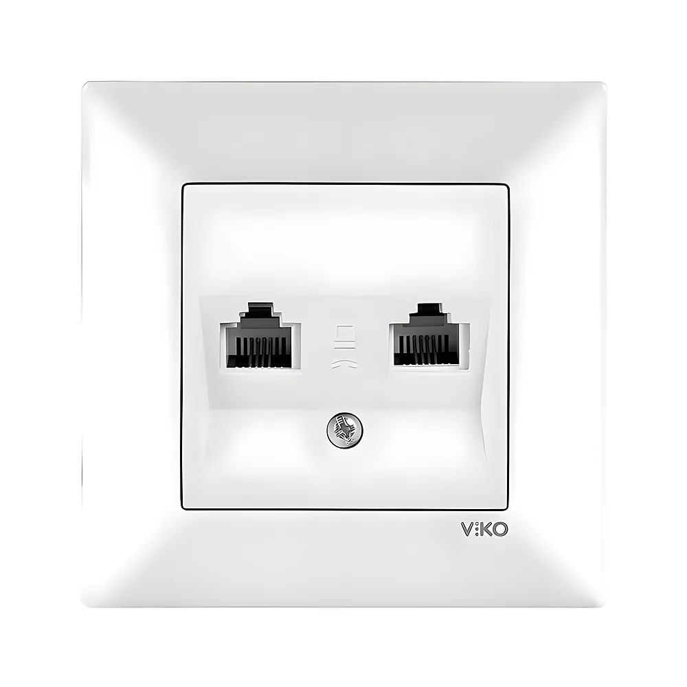 Комп'ютерна розетка Meridian біла VI-KO 90970032-WH