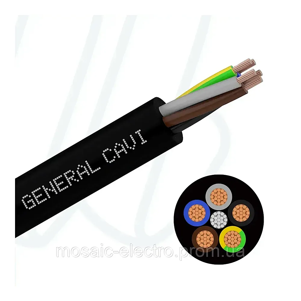 Кабель GENERAL CAVI H07RN-F 3G2,5 чорний 050048G