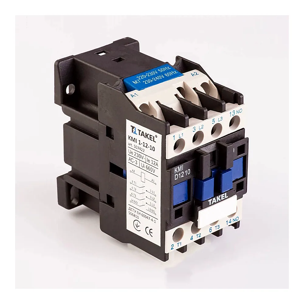 Контактор TAK.EL КМІ 1-12-10 12A 230В 1NO 507422