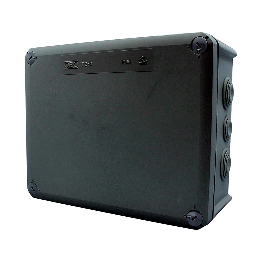 Коробка розподільча OBO Bettermann T 250 240x190x95 мм IP66 світлосіра 2007109