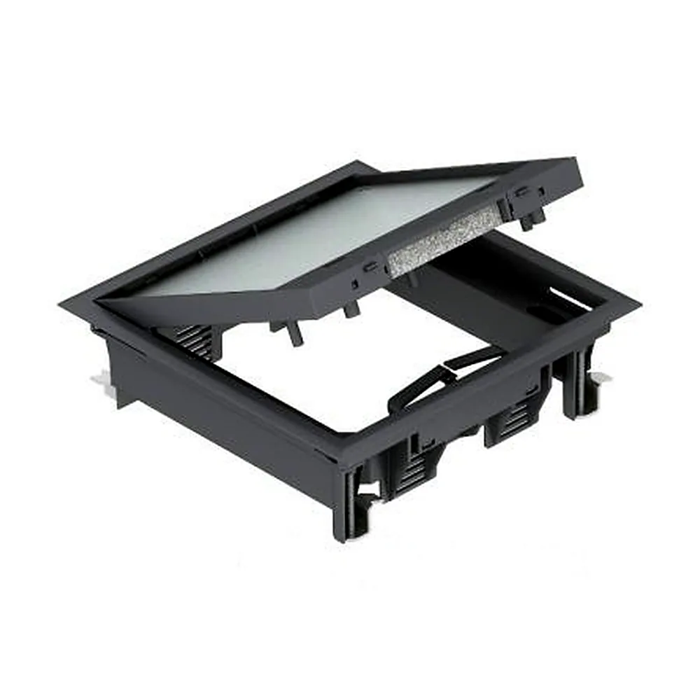Люк розетковий OBO Bettermann GES4 6 постів 45x45 200х200 мм IK08 IP40 7405145