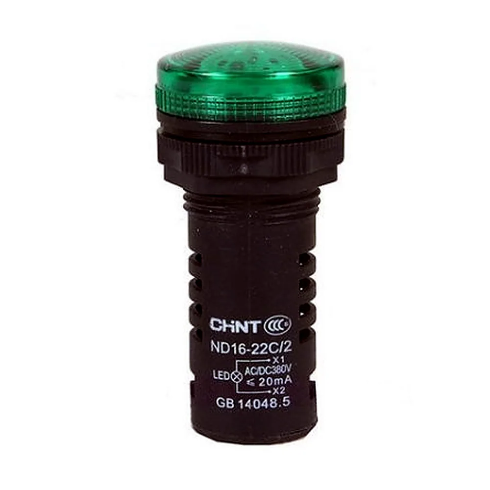 Індикатор CHINT ND16-22D/2 AC/DC220V зелений 593077