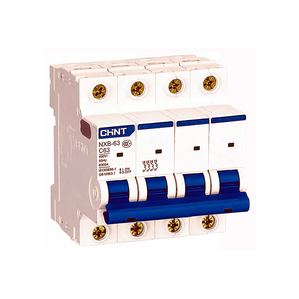 Авт. вимикач NXB-63 4P C10 6kA, Chint