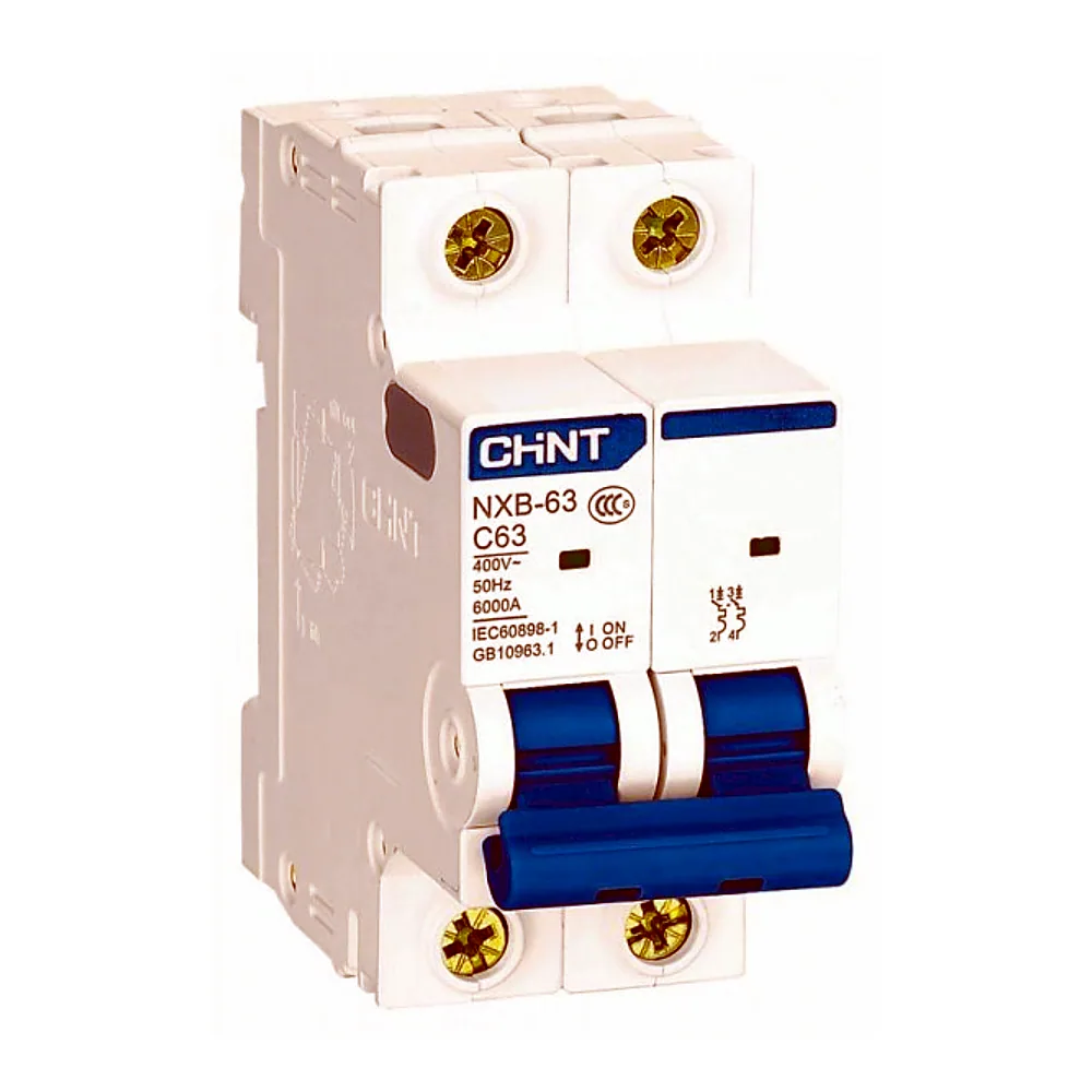 Автоматичний вимикач CHINT NXB-63 2P C16 6kA 814092