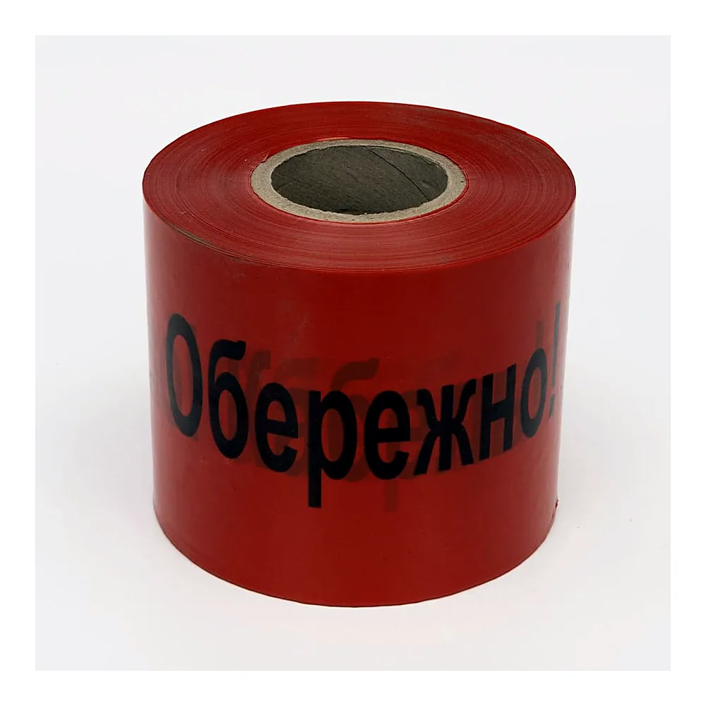 Стрічка сигнальна TAK.EL обережно кабель 100 м 300 мм 100 мкм 503174