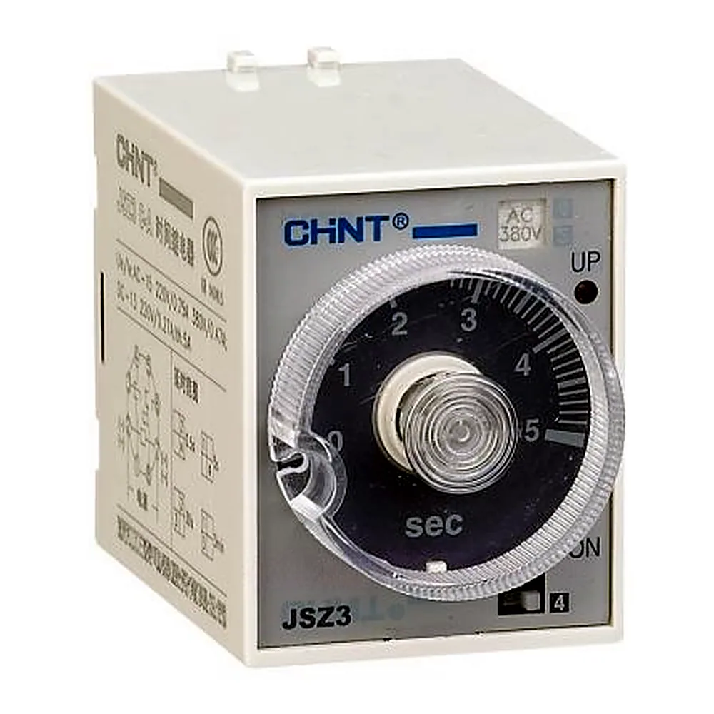 Реле часу CHINT JSZ3A-B 0,1-1/10/60 с/6 хв AC220V 294321