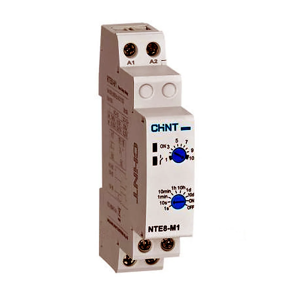 Реле часу CHINT NTE8-M1 AC230V затримка на вмикання 1CO 258695