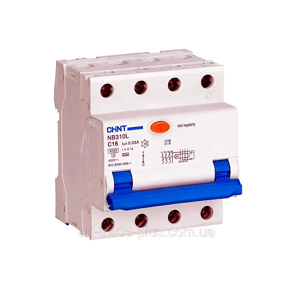 Диф. авт. вимикач NB310L/3N 3PN C32 30mA A 6kA ел.-мех. (72mm)