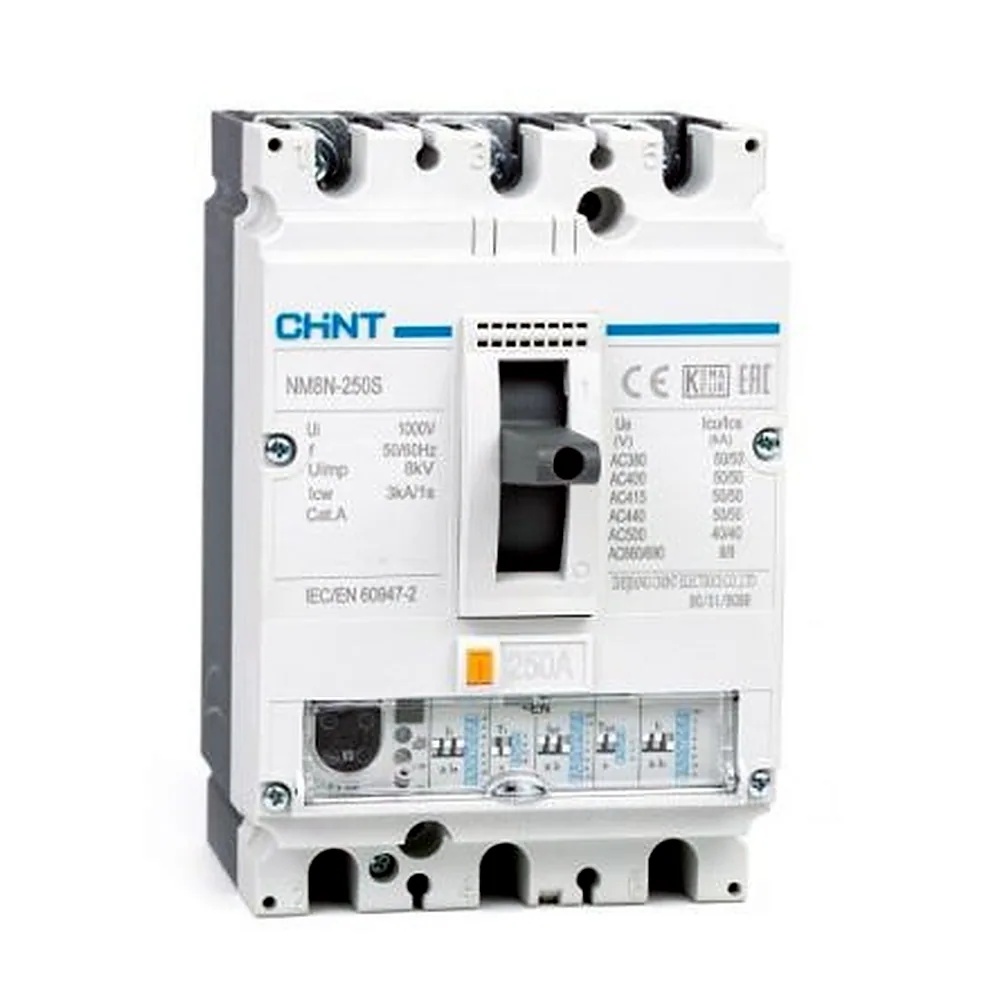 Автоматичний вимикач CHINT NM8N-250S EN 3P 250A 271335
