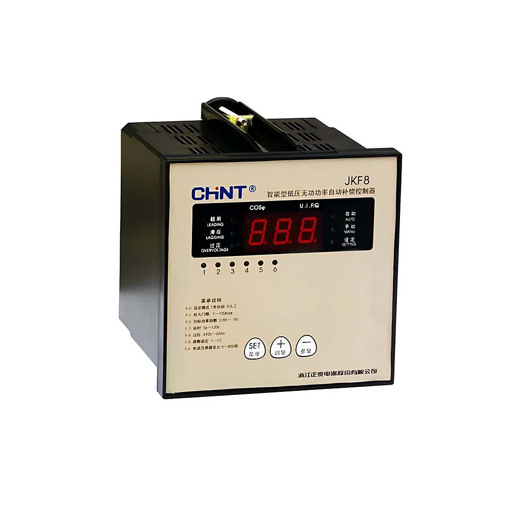 Регулятор реактивної потужності CHINT JKF8-6 6 ступенів 380V 507003