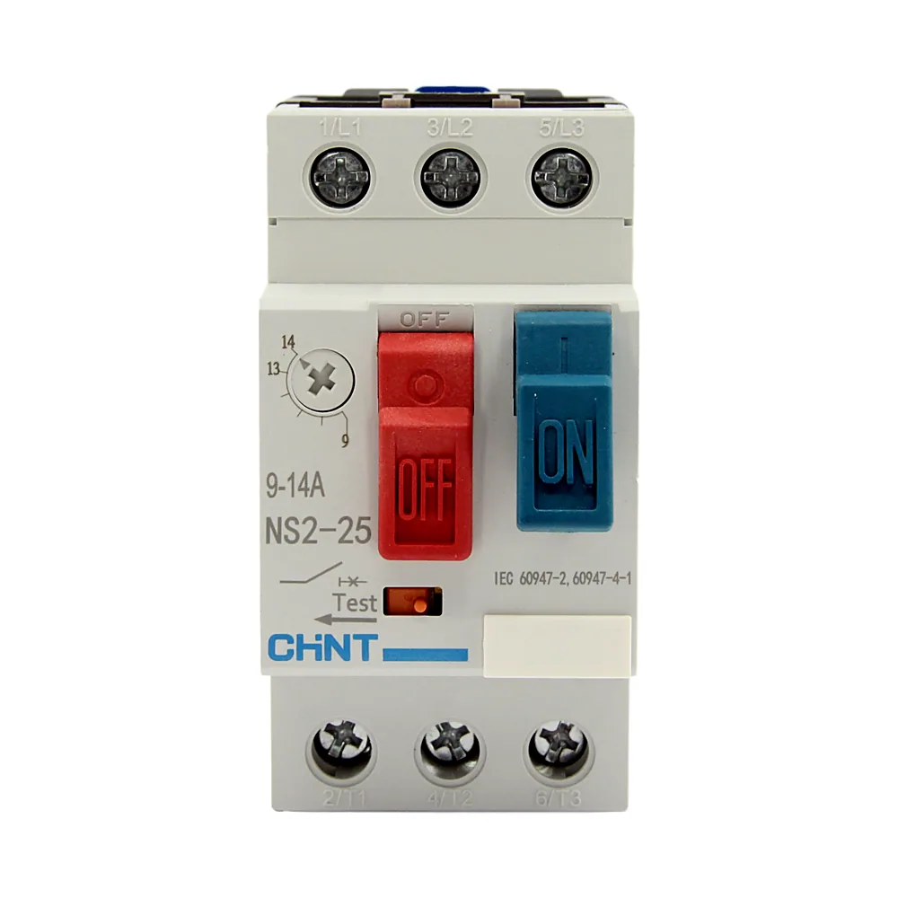 Автомат захисту двигуна CHINT NS2-25 9-14A 495082