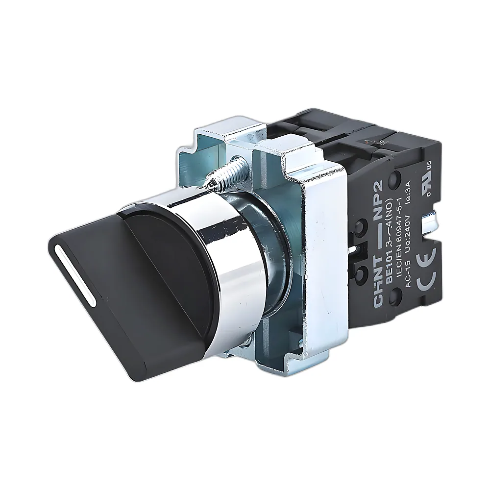Перемикач керування NP2-BD25 2 положення з фіксацією 1NO+1NC IP40 CHINT 573981