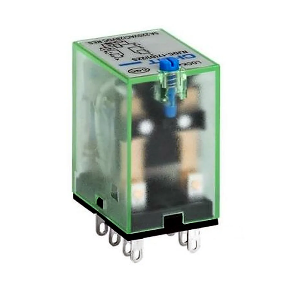 Проміжне реле CHINT NJDC-17(D)/2Z 2CO LED 10A DC24V 651134