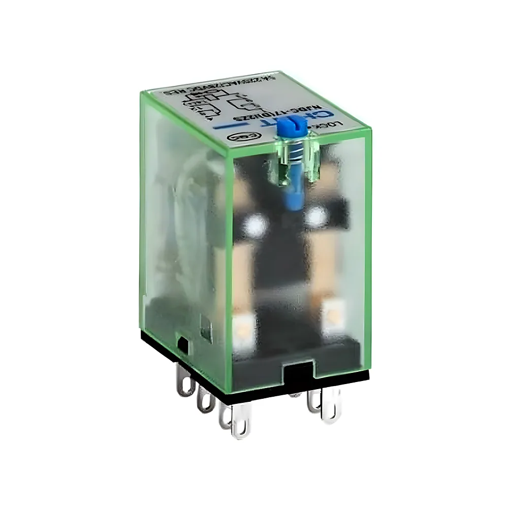 Проміжне реле NJDC-17(D)/2Z 2CO LED 10 А 24 В DC CHINT 651134
