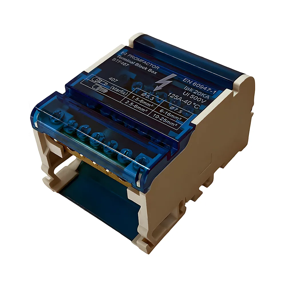 Нульова шина в корпусі 4P 125 А 4х7 690 В Промфактор BTF407