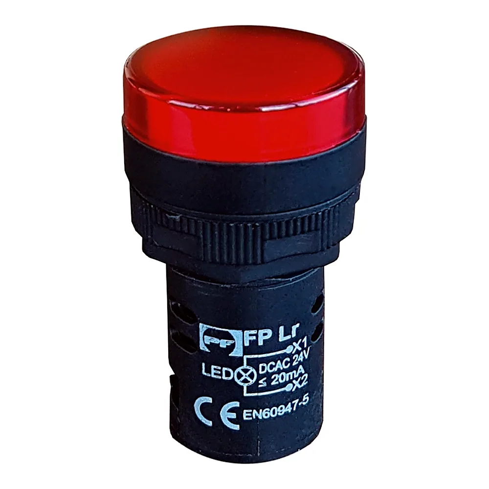 Індикаторна лампа Промфактор FPL230R червона FPL230R