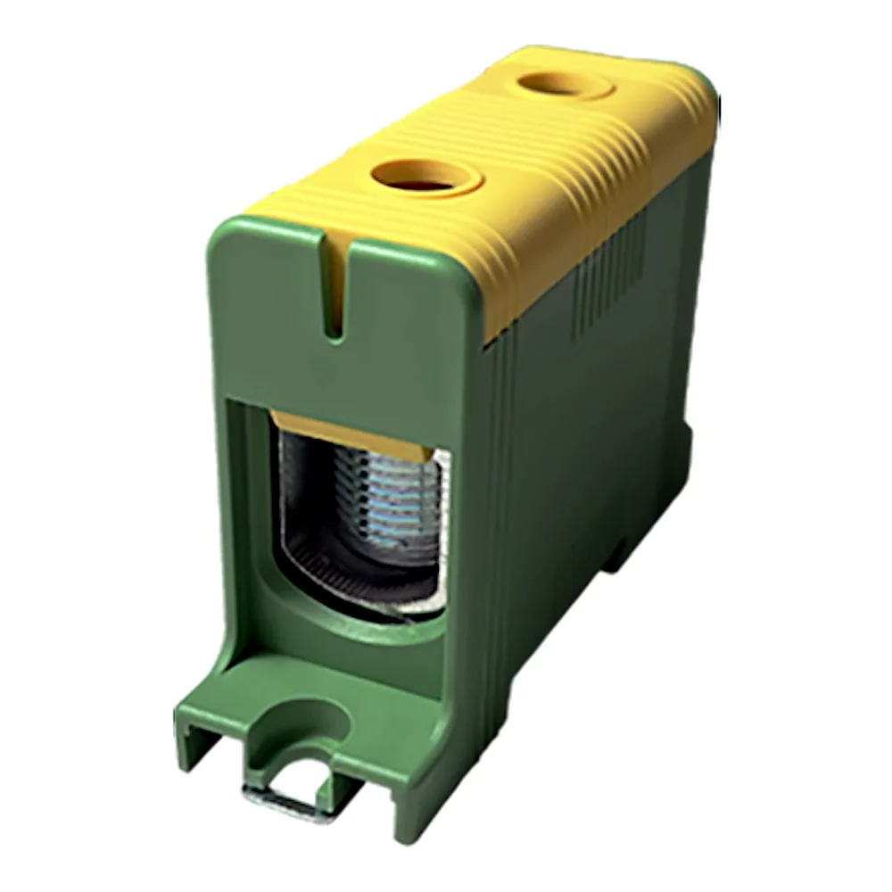 Клема FT1150G 1Р,Cu:35-150 / Al:35-150 мм2, жовто-зелена