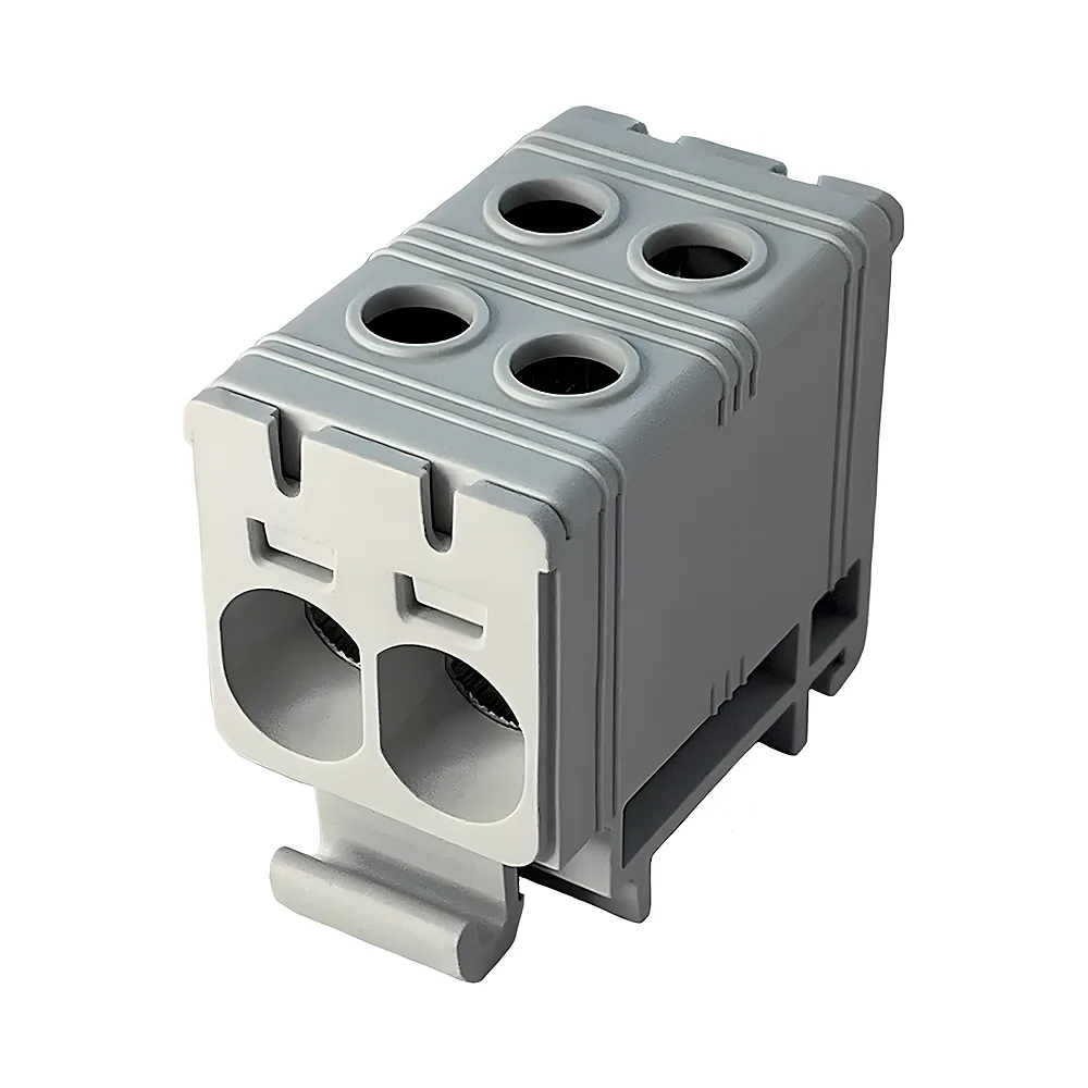 Клема FT1035F 2P Cu:2,5-35/Al:2,5-35 мм² сіра Промфактор FT1035F2