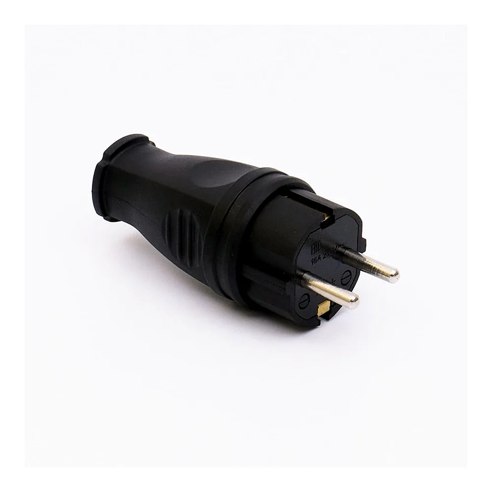 Вилка TAK.EL каучукова пряма 405 2Р+РЕ IP44 LEE 703350