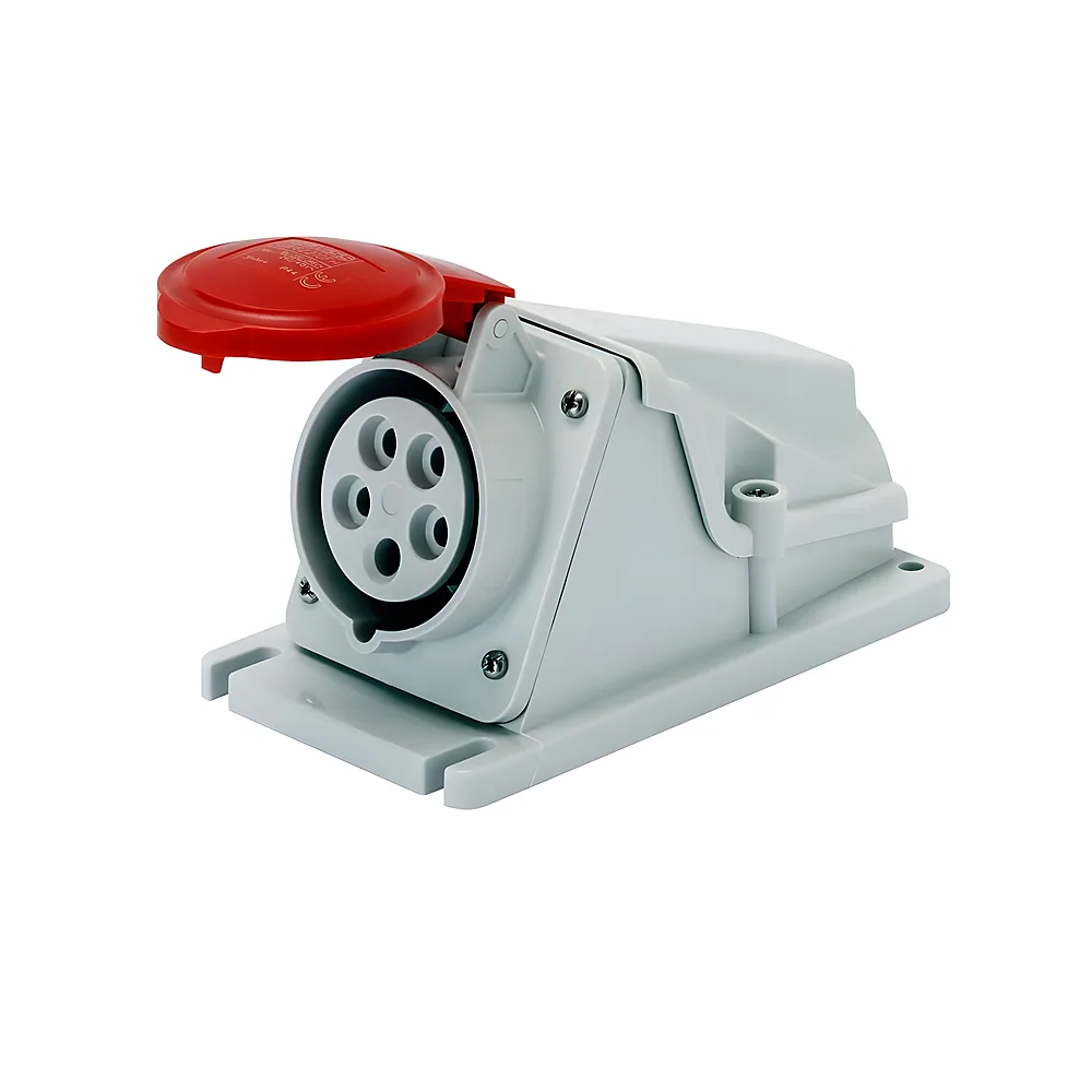 Розетка IEC 309 HP стаціонарна 90° IP44 3P+N+T 32 А 400 В 6H GEWISS GW62493