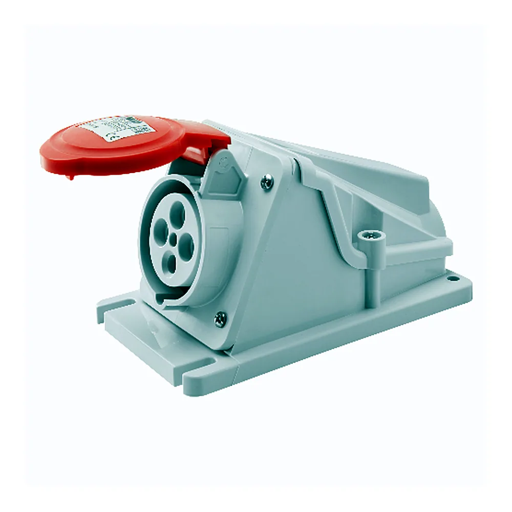 Розетка GEWISS IEC 309 HP стаціонарна 90° IP44 3P+E 32A 400V 6H GW62492