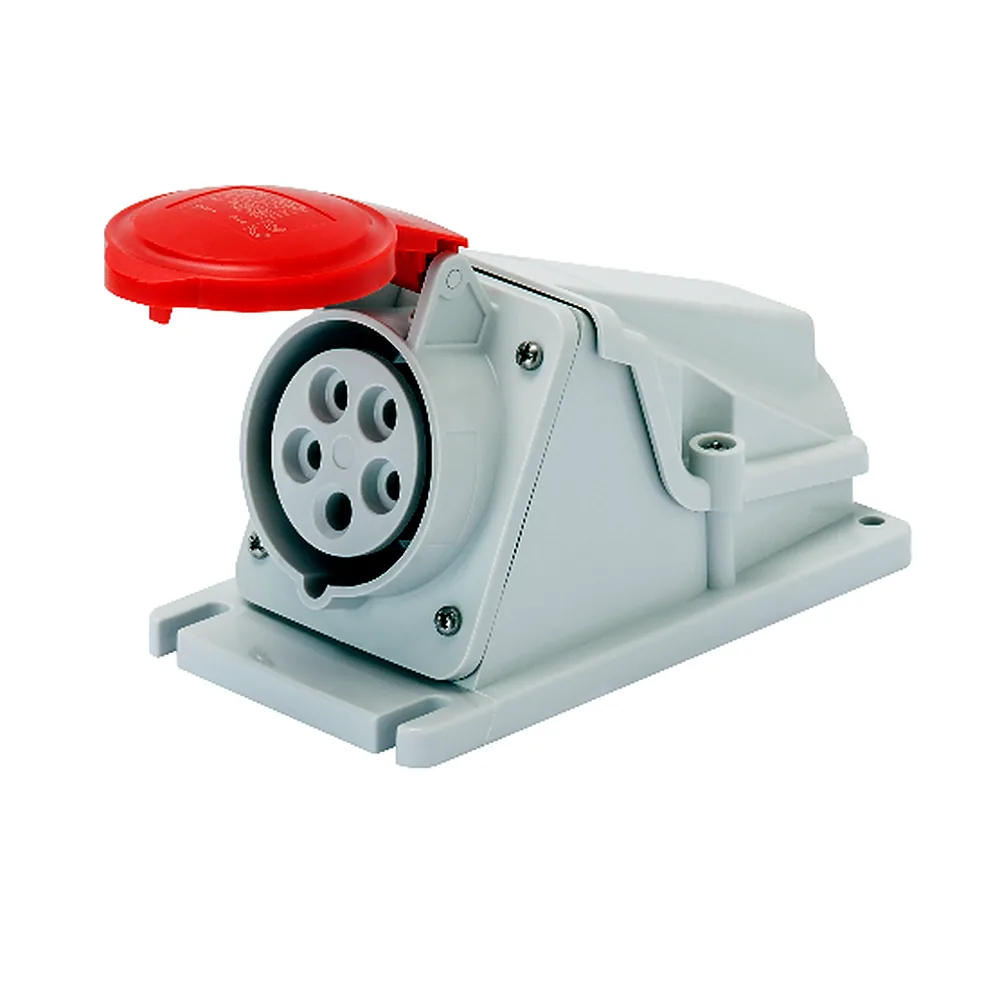 Розетка стаціонарна GEWISS IEC 309 HP 90° IP44 3P+N+T 16A 400V 6H GW62482