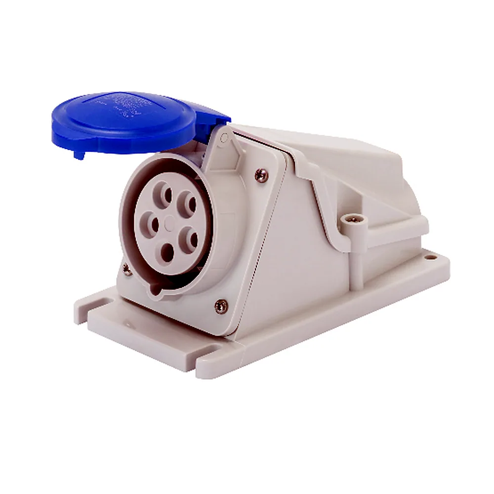Розетка стаціонарна GEWISS IEC 309 HP 90° IP44 2P+E 32A 230V 6H GW62488