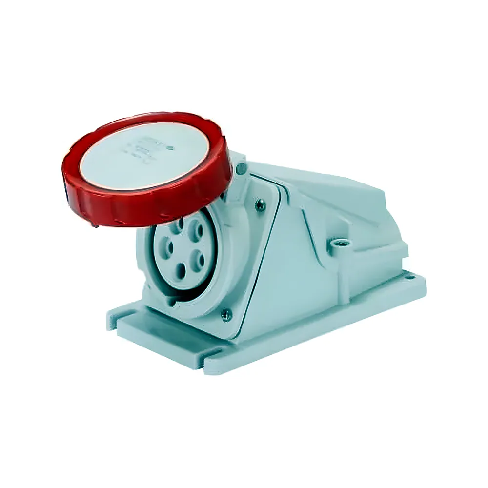 Розетка стаціонарна IEC 309 HP IP67 90° 3P+N+E 32 А 400 В 6H GEWISS GW62516