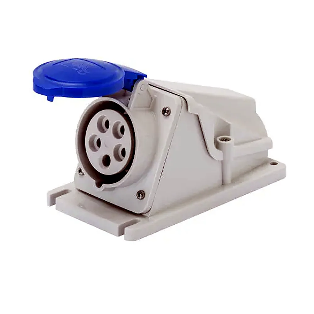 Розетка GEWISS IEC 309 HP стаціонарна 90° IP67 2P+E 32A 230V 6H GW62511